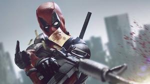 Deadpool Flipping The Dirty Finger deadpool wallpaper
