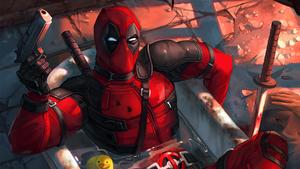 Deadpool, happy yet still lethal deadpool wallpaper