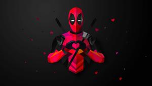 Deadpool With Heart Sign deadpool wallpaper