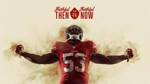 "Defend the Den" - Navorro Bowman, San Francisco 49ers Wallpaper