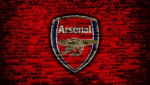 Defiant and Proud, Arsenal's Logo Graces a Stark Concrete Wall arsenal wallpaper