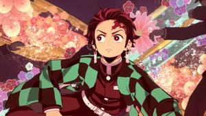 Demon Slayer PFP Of Tanjiro's Iconic Outfit demon slayer pfp wallpaper