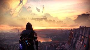 Destiny 2 Cloaked Warrior 1440p wallpaper