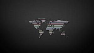 Detailed Minimalist World Map world map wallpaper