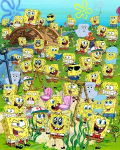 Different Faces Of SpongeBob Picture spongebob wallpaper