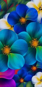 Digital Flower Beautiful Phone beautiful phone wallpaper