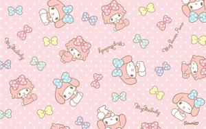 Discover the magic of Sanrio with this mysterious, night cityscape sanrio wallpaper