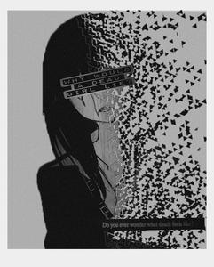 Disintegrating Girl Sad PFP sad pfp wallpaper