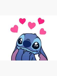 Disney Cute Stitch Pink Hearts cute stitch wallpaper