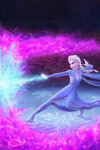 Disney Princess Elsa Using Power disney princess wallpaper