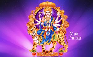 Divine artwork of Maa Sherawali - The Goddess of Power and Bravery maa sherawali wallpaper