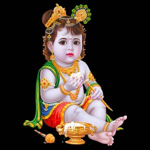 Divine Innocence - Breathtaking Image of Bal Krishna bal krishna wallpaper