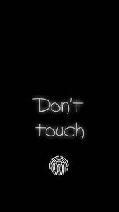 Don't Touch My Phone Circle Print dont touch my phone wallpaper