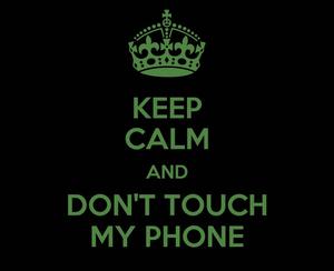 Don't Touch My Phone Green Crown dont touch my phone wallpaper