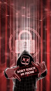 don't touch my phone wallpaper hacker wallpaper