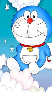 Doraemon On Clouds Cartoon IPhone cartoon iphone wallpaper