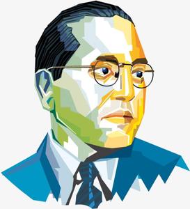 Dr Babasaheb Ambedkar Painting With Shading dr babasaheb ambedkar wallpaper