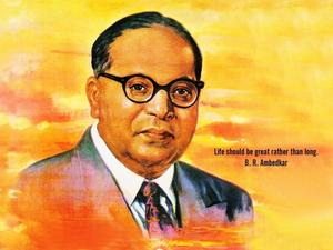 Dr Babasaheb Ambedkar Quote In Orange dr babasaheb ambedkar wallpaper