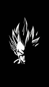 Dragon Ball Z Vegeta Black And White PFP black and white pfp wallpaper