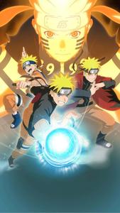 Dynamic Naruto Action Scene on Your Phone Screen naruto phone wallpaper