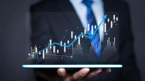 Dynamic Stock Trading Market Scene trading wallpaper