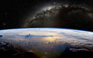 Earth In The Universe universe wallpaper