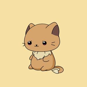 Eevee Cartoon Cute Cat PFP cute cat pfp wallpaper