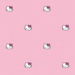 Eight Cute Pink Hello Kitty Heads cute pink hello kitty wallpaper