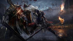 Elden Ring Tarnished In Battle elden ring wallpaper