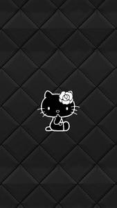Elegant Black Hello Kitty black hello kitty wallpaper