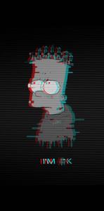 Emo Bart Simpson Glitch PFP emo pfp wallpaper