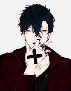 Emo PFP Boy With Cross emo pfp wallpaper