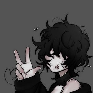 Emo PFP Girl Peace Sign emo pfp wallpaper
