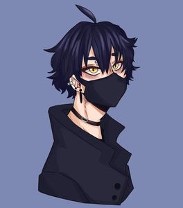 Emo PFP Masked Boy emo pfp wallpaper