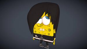 Emo SpongeBob 3D PFP emo pfp wallpaper