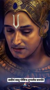 Emotional Krishna Holding a Phone - Sourabh Raaj Jain krishna phone wallpaper