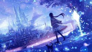 Enchanted Castle Cool Anime  Wallpaper