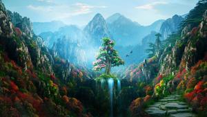 Enchanted Spring Forest Art spring wallpaper