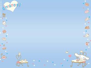 Enjoy a cup of coffee with Cinnamoroll on your laptop cinnamoroll laptop wallpaper