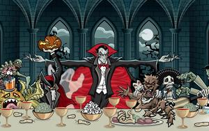 Enjoy a Spooky Vampire Feast this Halloween halloween wallpaper