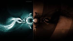 Enjoy a vibrant & abstract light in dual monitor screens dual monitor wallpaper