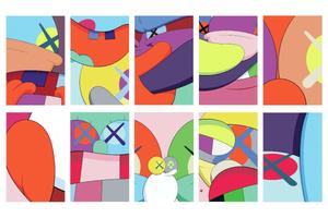 Enjoy a vivid depiction of the artwork of American artist KAWS kaws wallpaper