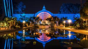 Enjoy an afternoon visiting the picturesque Balboa Park in San Diego 8k wallpaper