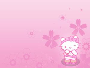 Enjoy computing time with your favorite Feline Friend! hello kitty pc wallpaper