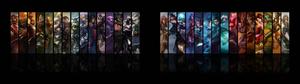 Enjoy Riot-Designed Characters on a Dual Monitor dual monitor wallpaper
