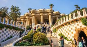Enjoy stunning views of Barcelona barcelona wallpaper