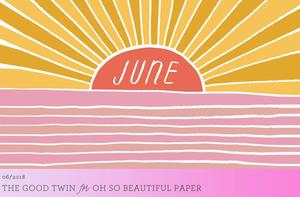 Enjoy the beauty of a June sunset june wallpaper