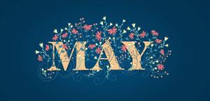 Enjoy the beauty of May with a bright and vibrant bouquet of flowers may wallpaper