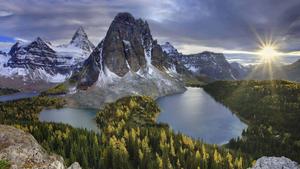 Enjoy the Naturally Beautiful Landscape from an Aerial Perspective landscape wallpaper