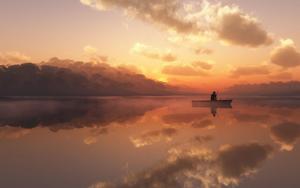 Enjoy the tranquility of a morning fishing adventure fishing wallpaper